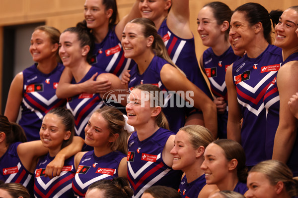 AFLW 2024 Media - Fremantle Team Photo Day - A-51991123