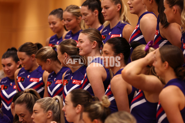 AFLW 2024 Media - Fremantle Team Photo Day - A-51991127