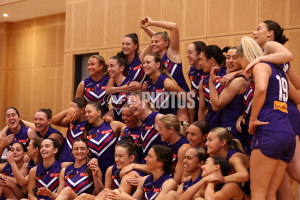 AFLW 2024 Media - Fremantle Team Photo Day - A-51991131