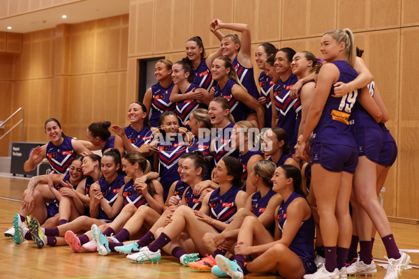 AFLW 2024 Media - Fremantle Team Photo Day - A-51991133