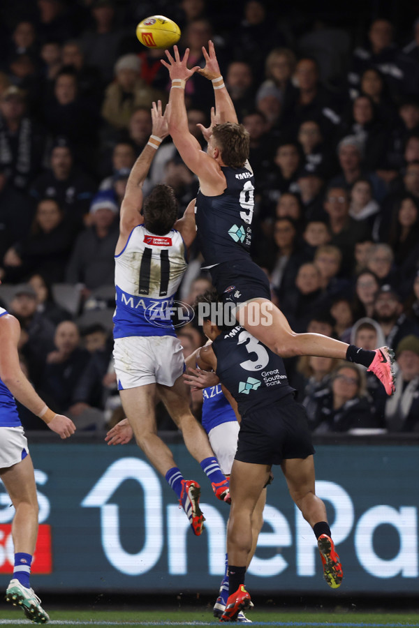 AFL 2024 Round 19 - Carlton v North Melbourne - A-52034967