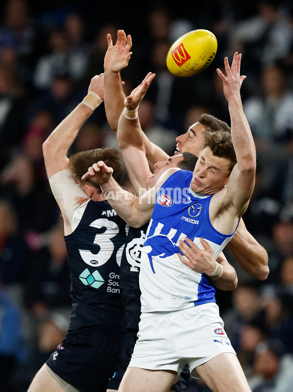 AFL 2024 Round 19 - Carlton v North Melbourne - A-52036329
