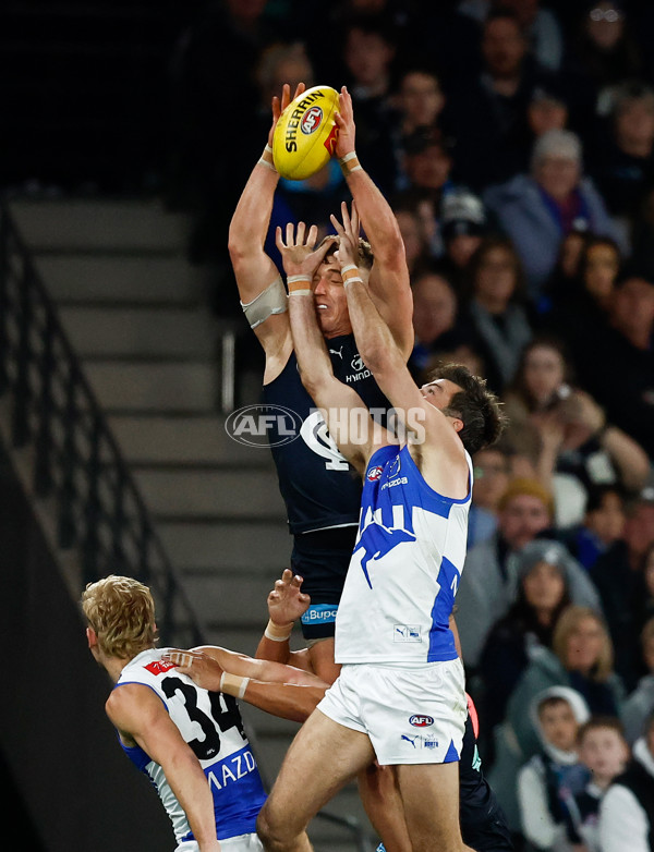 AFL 2024 Round 19 - Carlton v North Melbourne - A-52036333