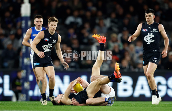 AFL 2024 Round 19 - Carlton v North Melbourne - A-52036377