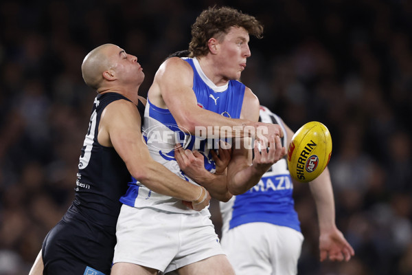 AFL 2024 Round 19 - Carlton v North Melbourne - A-52037327