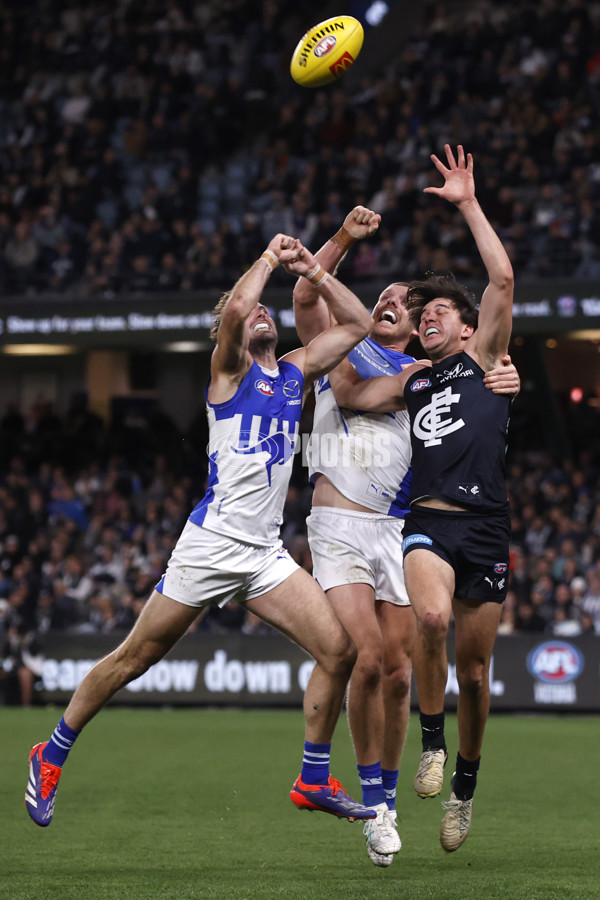 AFL 2024 Round 19 - Carlton v North Melbourne - A-52039142