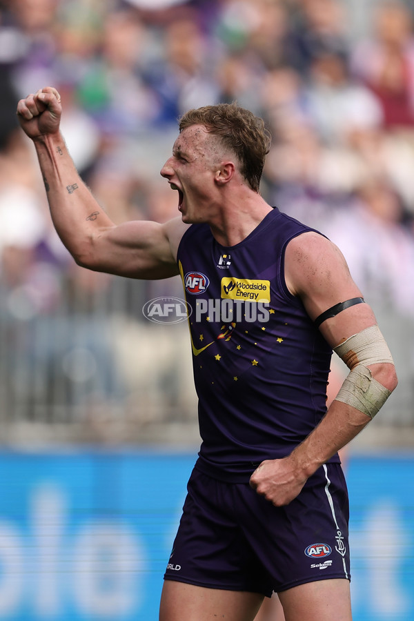 AFL 2024 Round 19 - Fremantle v Melbourne - A-52039187