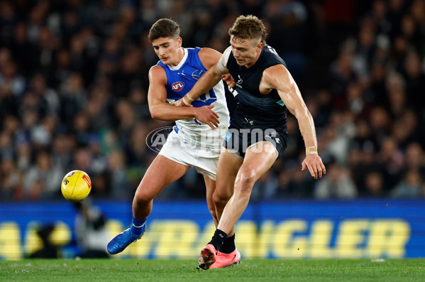 AFL 2024 Round 19 - Carlton v North Melbourne - A-52039750
