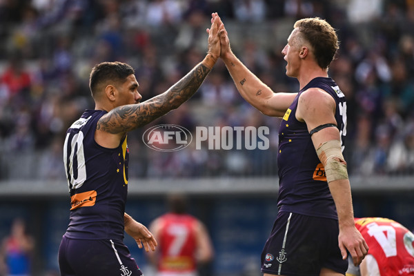 AFL 2024 Round 19 - Fremantle v Melbourne - A-52039791