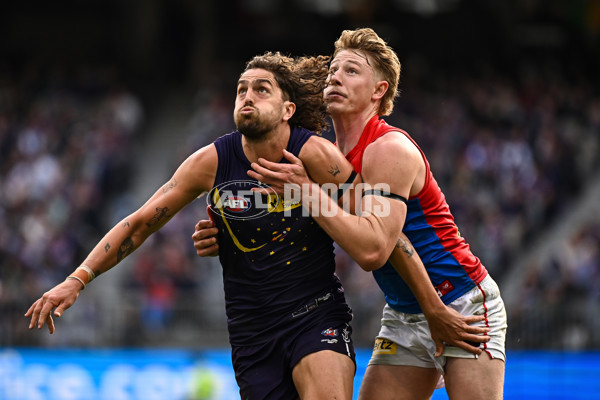AFL 2024 Round 19 - Fremantle v Melbourne - A-52039837
