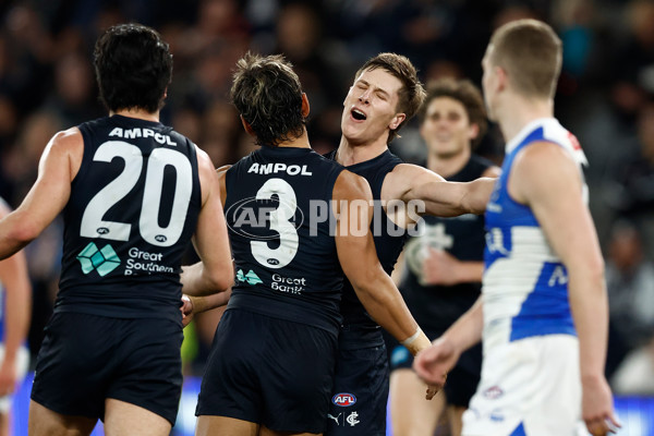 AFL 2024 Round 19 - Carlton v North Melbourne - A-52041371