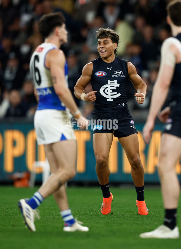 AFL 2024 Round 19 - Carlton v North Melbourne - A-52041376