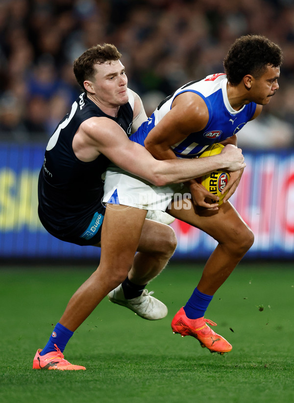AFL 2024 Round 19 - Carlton v North Melbourne - A-52041444