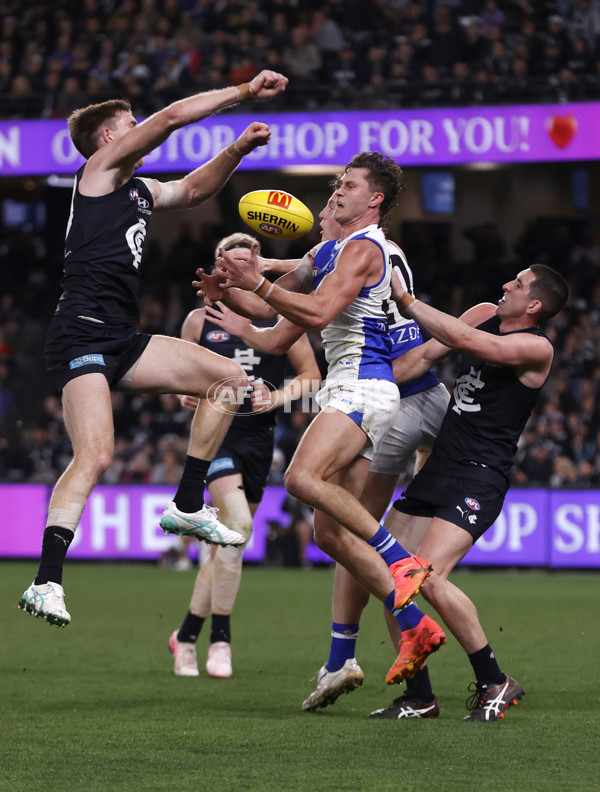 AFL 2024 Round 19 - Carlton v North Melbourne - A-52042369