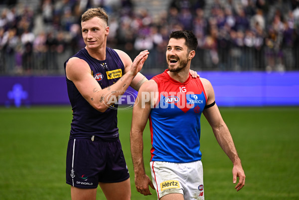 AFL 2024 Round 19 - Fremantle v Melbourne - A-52044341