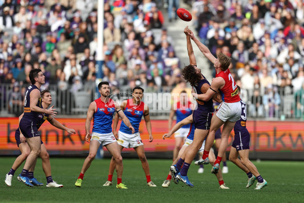 AFL 2024 Round 19 - Fremantle v Melbourne - A-52044386