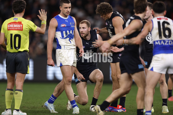AFL 2024 Round 19 - Carlton v North Melbourne - A-52047777