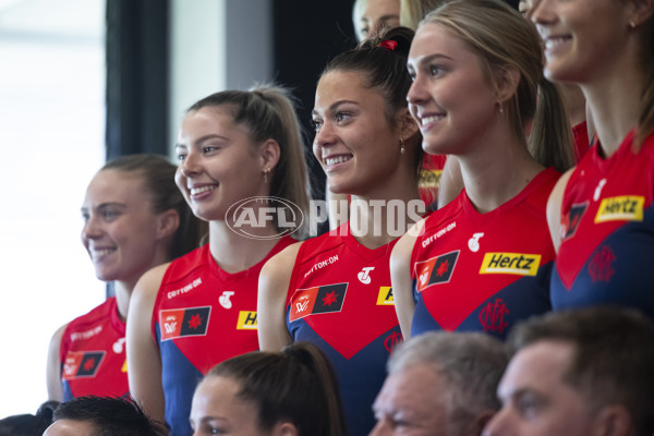 AFLW 2024 Media - Melbourne Team Photo Day - A-52055397
