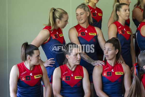 AFLW 2024 Media - Melbourne Team Photo Day - A-52058538