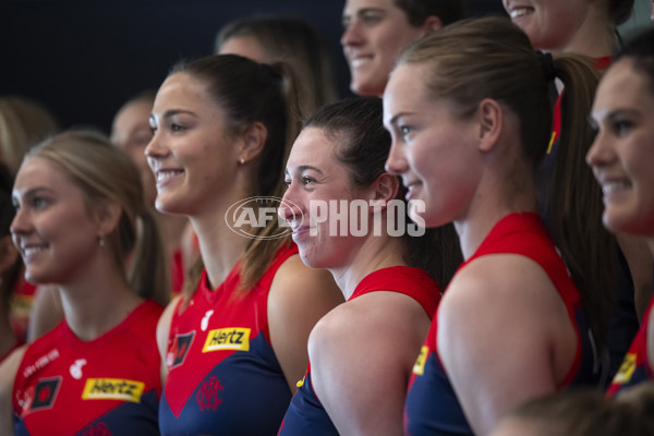 AFLW 2024 Media - Melbourne Team Photo Day - A-52058539