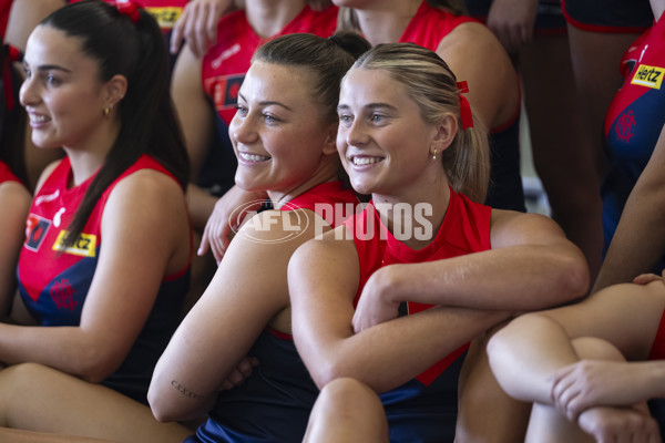 AFLW 2024 Media - Melbourne Team Photo Day - A-52058552