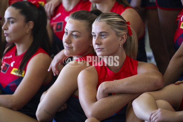 AFLW 2024 Media - Melbourne Team Photo Day - A-52058553