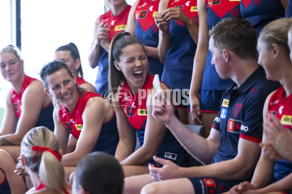 AFLW 2024 Media - Melbourne Team Photo Day - A-52058554