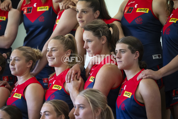 AFLW 2024 Media - Melbourne Team Photo Day - A-52058556