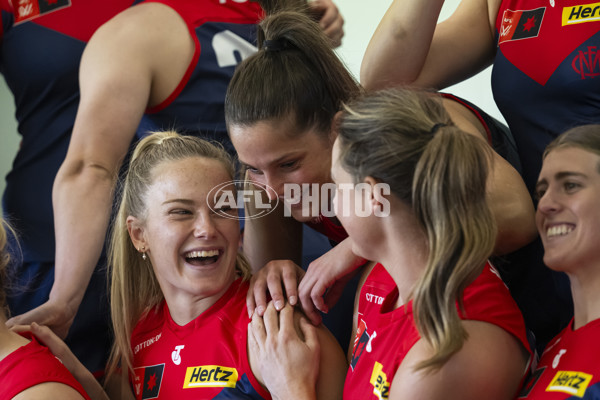 AFLW 2024 Media - Melbourne Team Photo Day - A-52058557