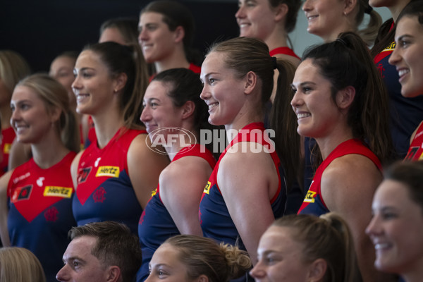 AFLW 2024 Media - Melbourne Team Photo Day - A-52058558