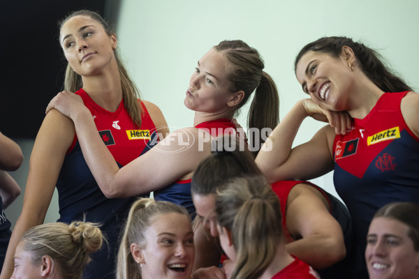 AFLW 2024 Media - Melbourne Team Photo Day - A-52058559