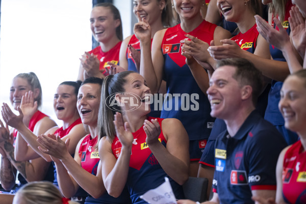 AFLW 2024 Media - Melbourne Team Photo Day - A-52058560