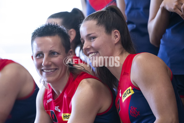 AFLW 2024 Media - Melbourne Team Photo Day - A-52058563