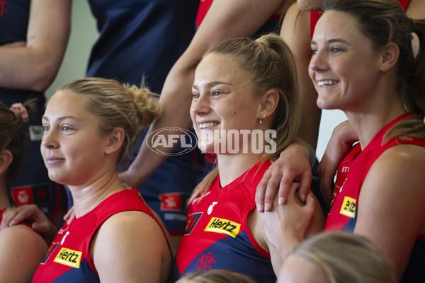 AFLW 2024 Media - Melbourne Team Photo Day - A-52058564