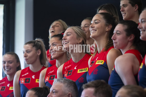AFLW 2024 Media - Melbourne Team Photo Day - A-52058567