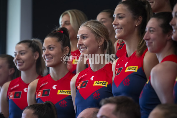 AFLW 2024 Media - Melbourne Team Photo Day - A-52058568