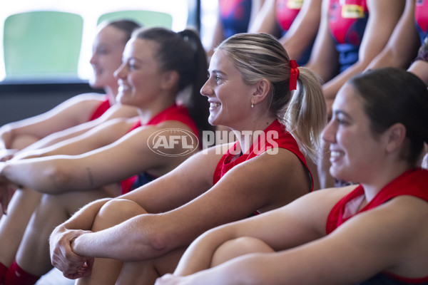 AFLW 2024 Media - Melbourne Team Photo Day - A-52058569