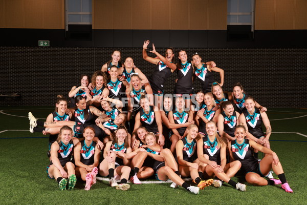 AFLW 2024 Media - Port Adelaide Team Photo Day - A-52058611