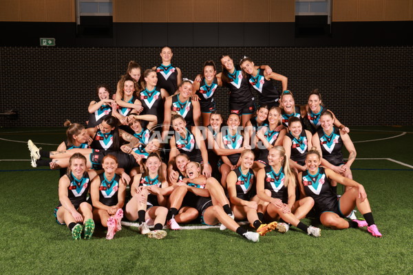 AFLW 2024 Media - Port Adelaide Team Photo Day - A-52058612