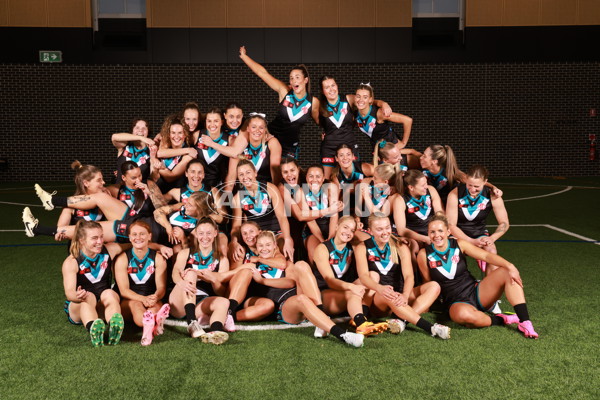 AFLW 2024 Media - Port Adelaide Team Photo Day - A-52058613