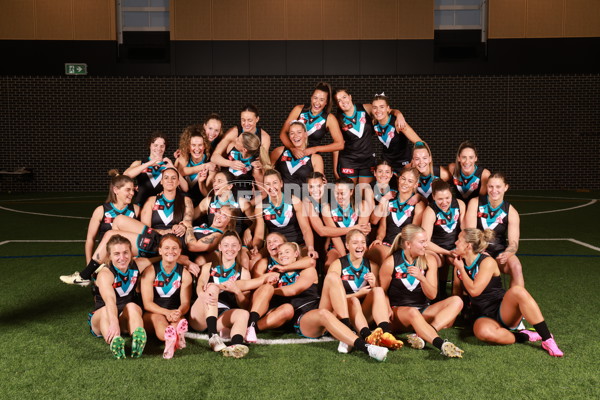 AFLW 2024 Media - Port Adelaide Team Photo Day - A-52058614