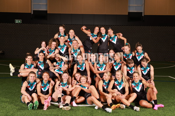 AFLW 2024 Media - Port Adelaide Team Photo Day - A-52058615