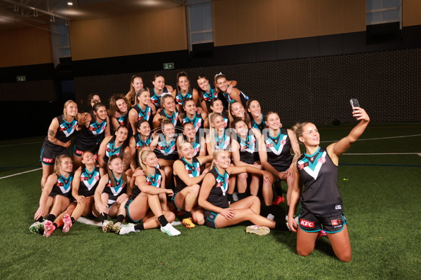 AFLW 2024 Media - Port Adelaide Team Photo Day - A-52058616