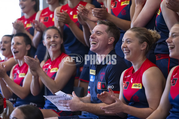 AFLW 2024 Media - Melbourne Team Photo Day - A-52058737