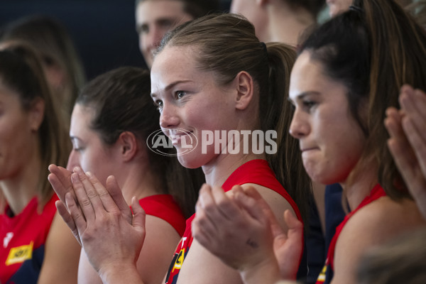AFLW 2024 Media - Melbourne Team Photo Day - A-52058738