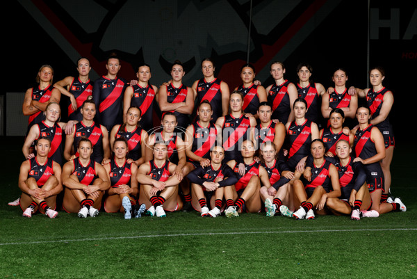 AFLW 2024 Media - Essendon Team Photo Day - A-52071255