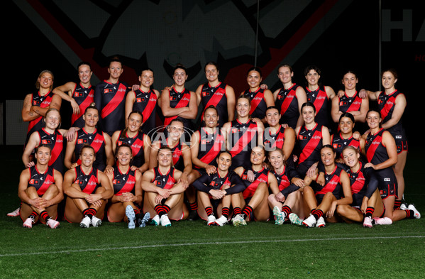 AFLW 2024 Media - Essendon Team Photo Day - A-52073114