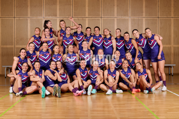 AFLW 2024 Media - Fremantle Team Photo Day - A-52074093