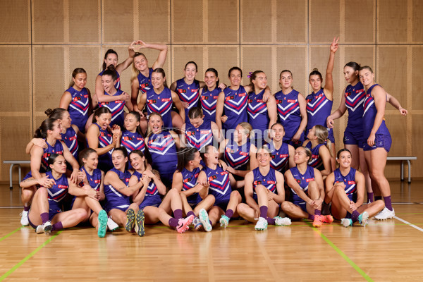 AFLW 2024 Media - Fremantle Team Photo Day - A-52074094