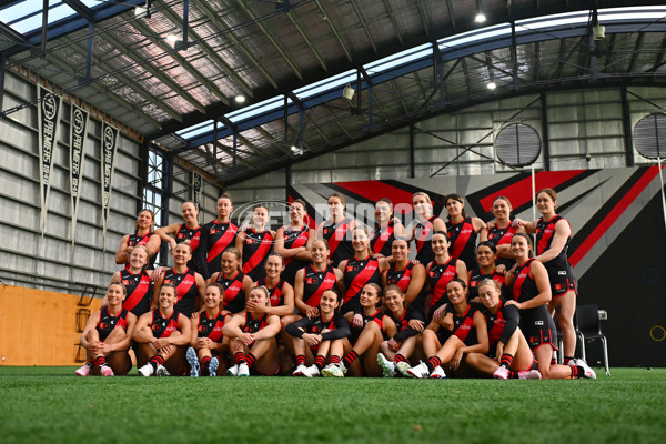 AFLW 2024 Media - Essendon Team Photo Day - A-52074144